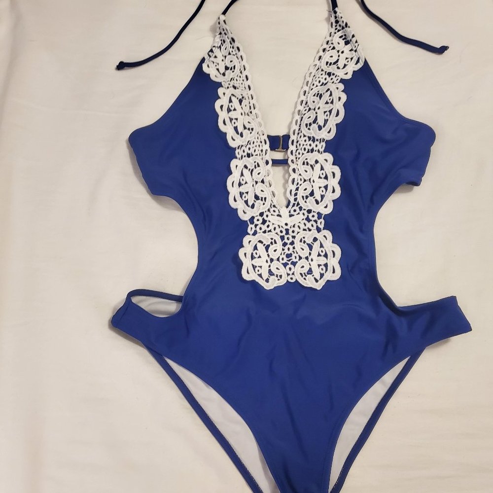 Cupshe Blue one piece